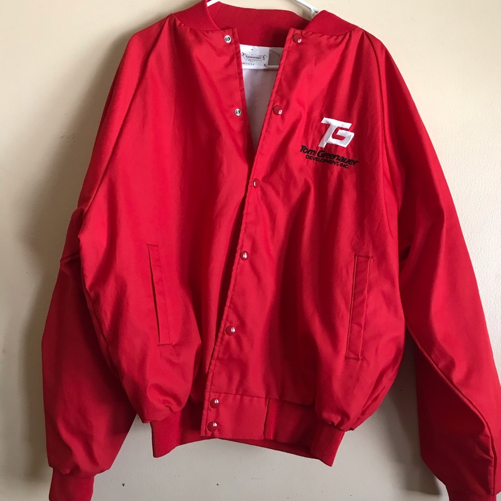 XL men’s red jacket